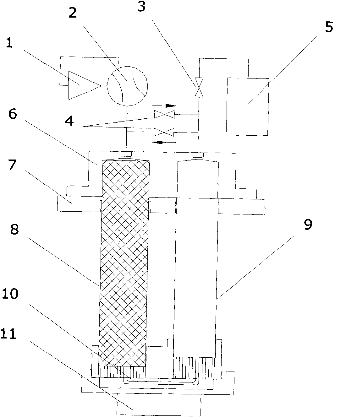 Object-oriented cooling device based on pulse tube refrigerator