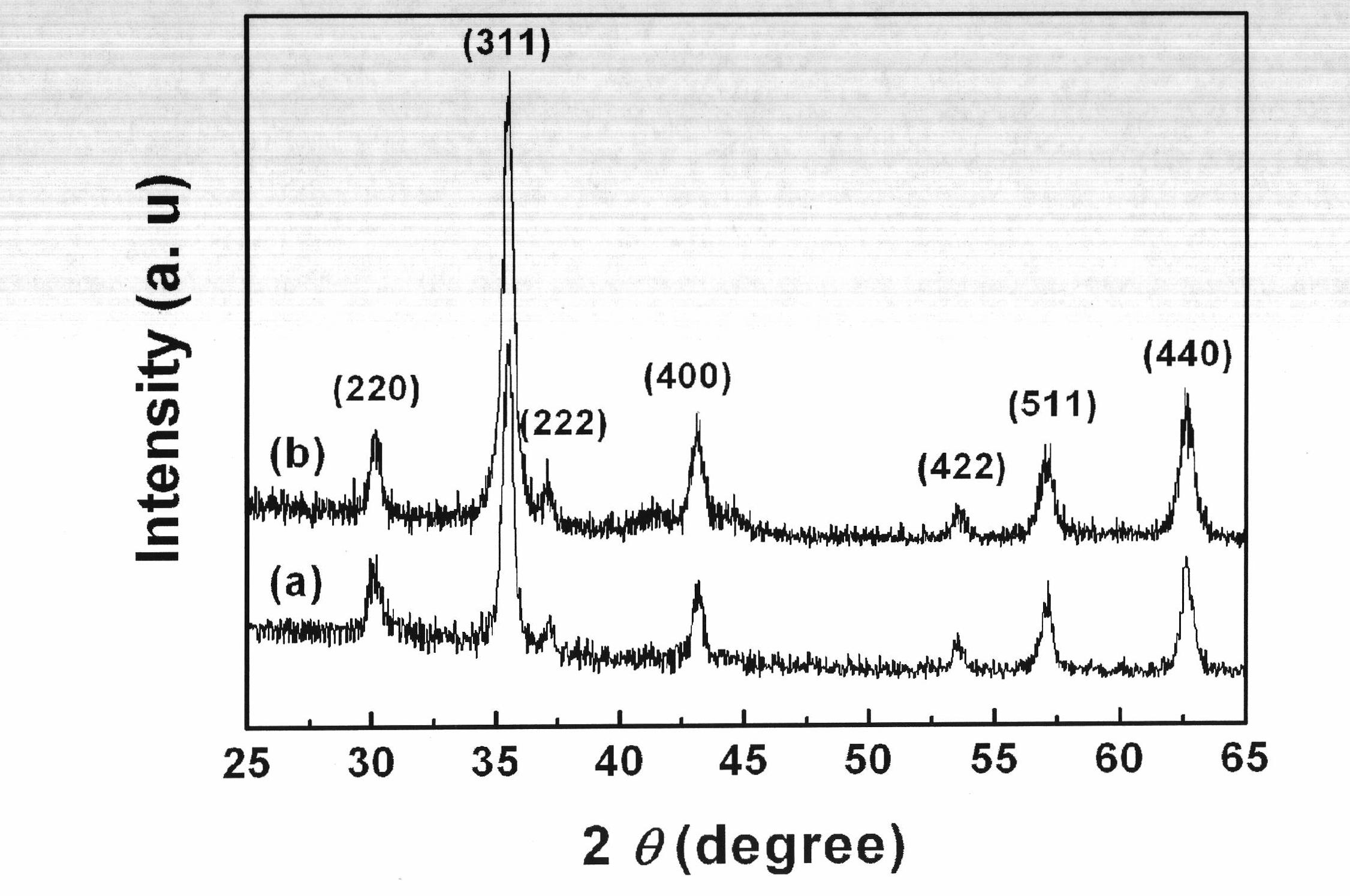 Method for preparing Ni-Zn ferrite film