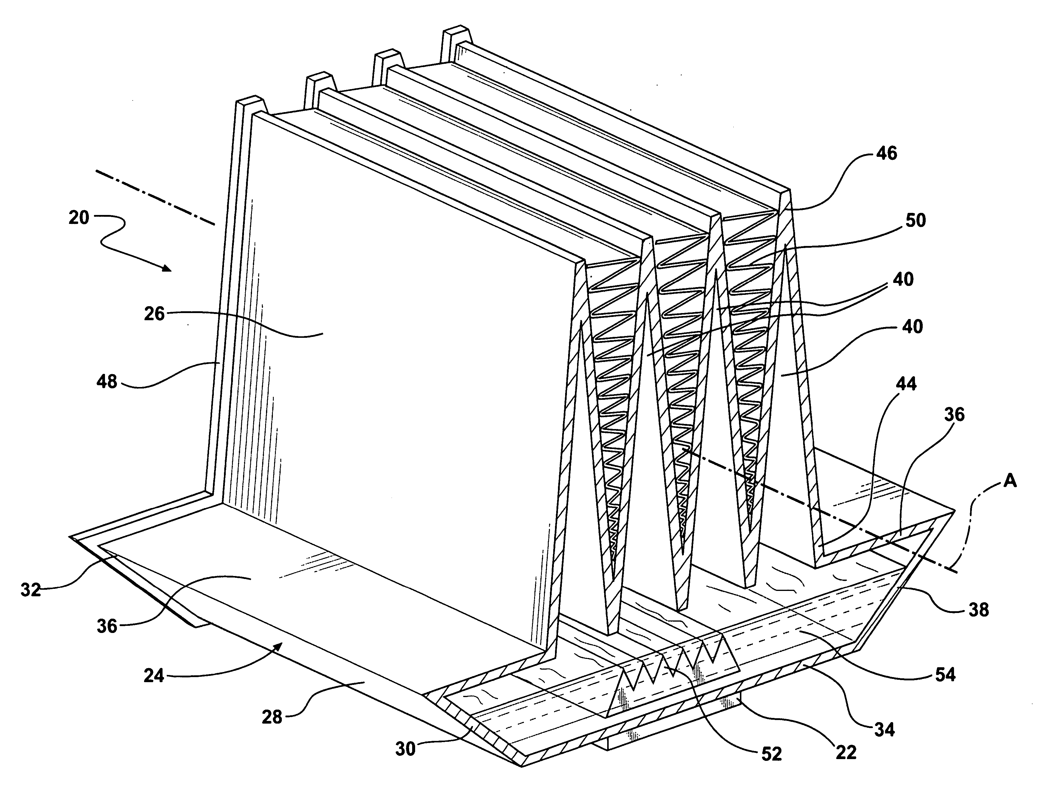 Orientation insensitive thermosiphon of v-configuration