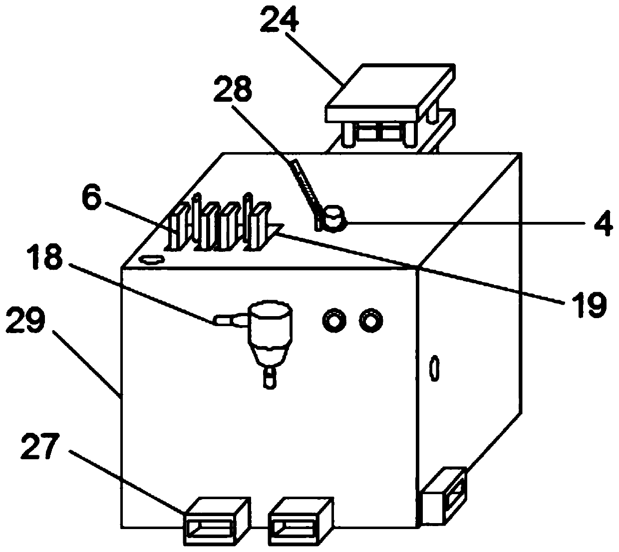 A steel strand assembly manufacturing machine