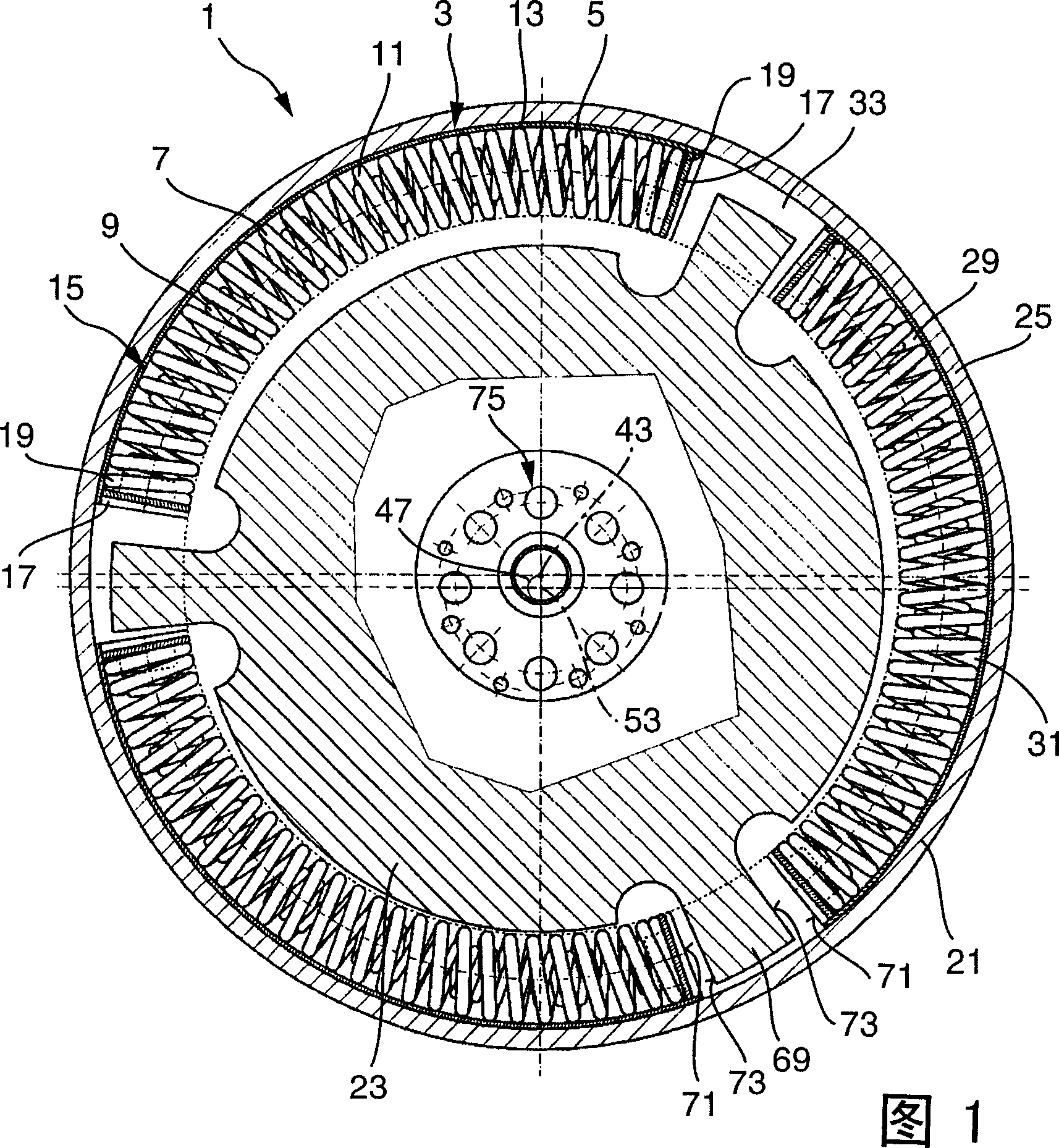 Device for coupling two shafts having an axial offset