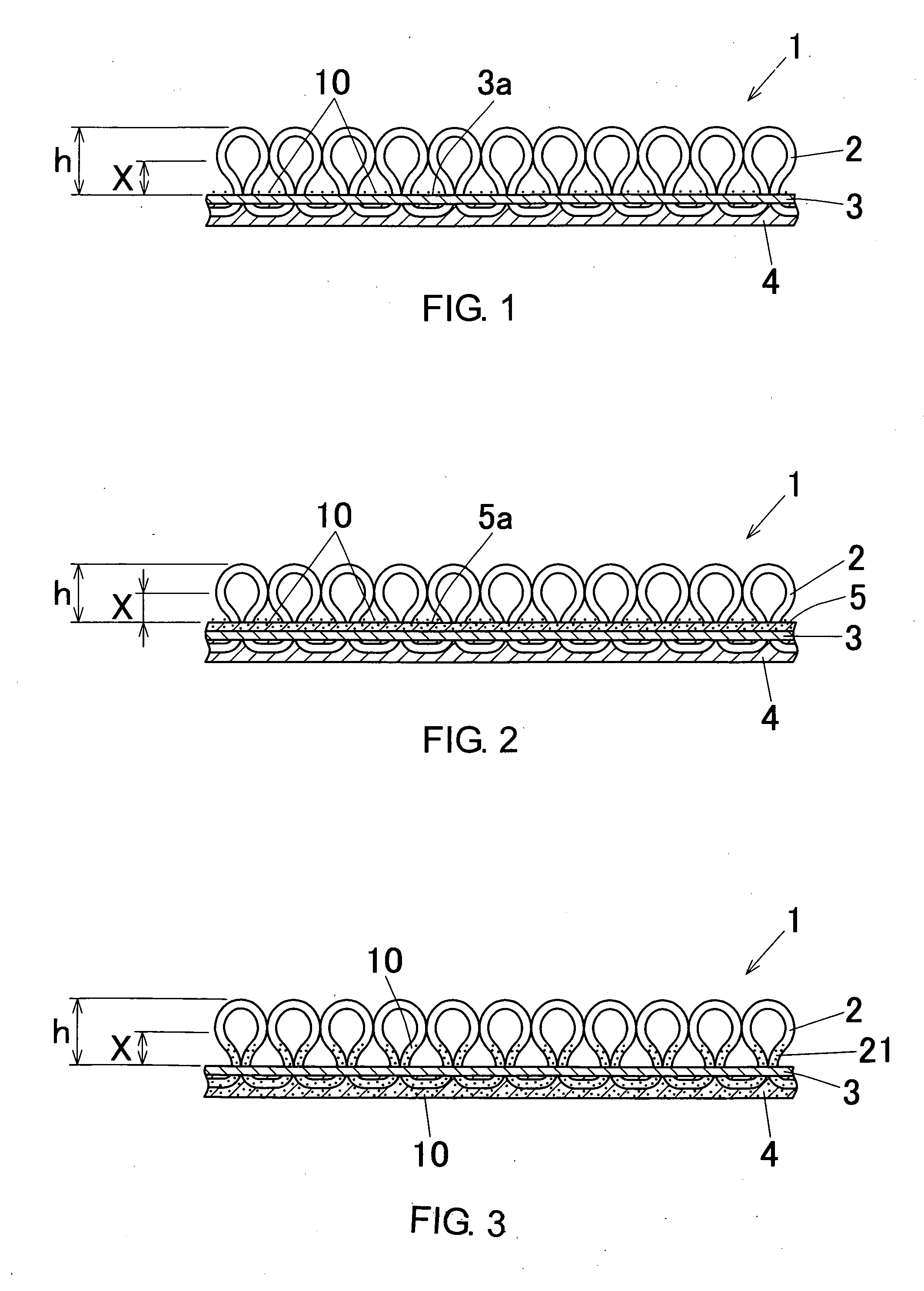 Carpet and process for producing the same