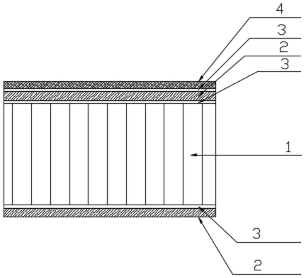 Ultra-thin stone veneer hyperboloid metal composite plate