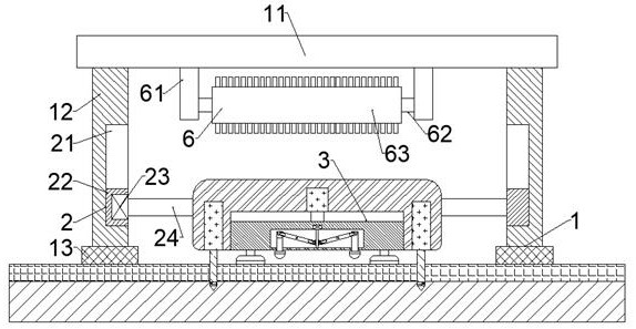 Maintenance equipment capable of maintaining tilted floor tiles of sidewalk