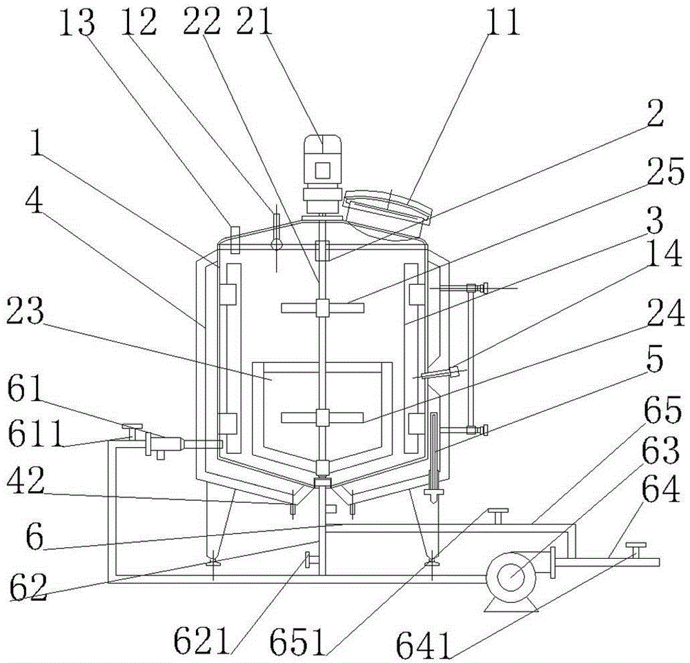 Water heating tank for curing agent