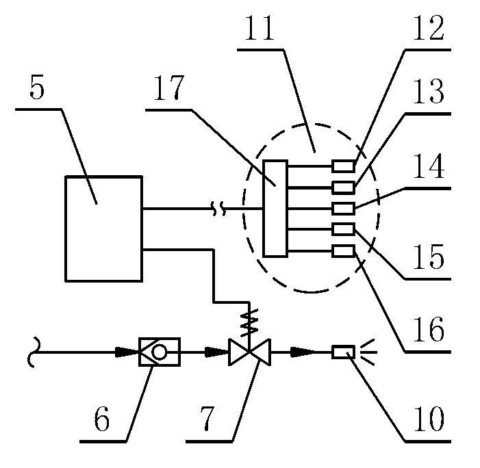 A system and a method for active fire extinguishing and explosion suppression in coal mine workplaces