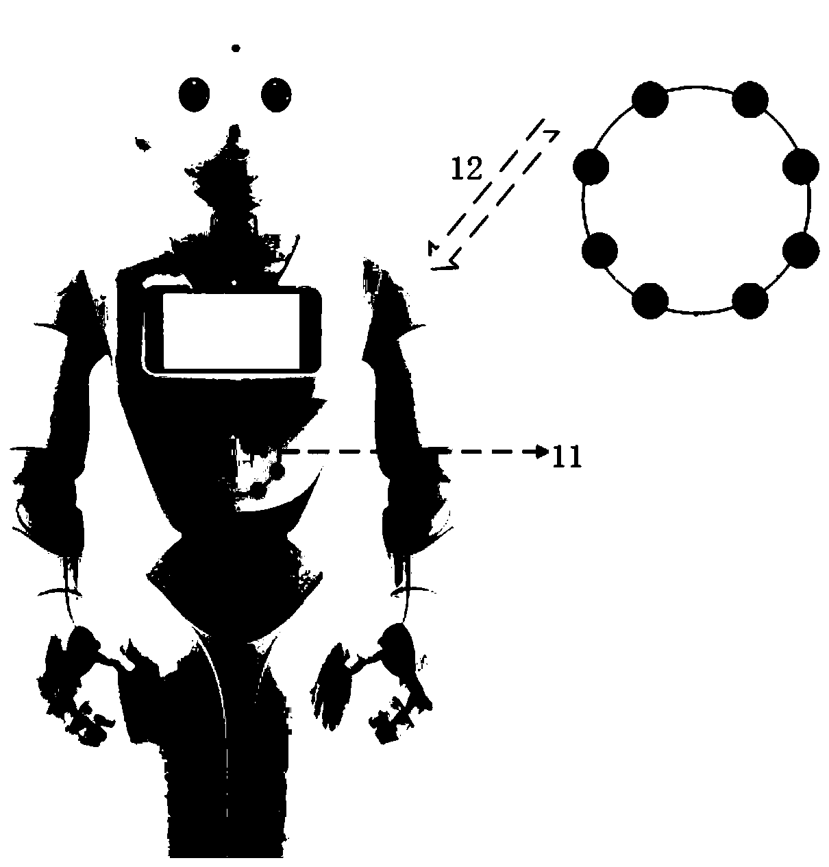 Robot and voice recognition device and method thereof