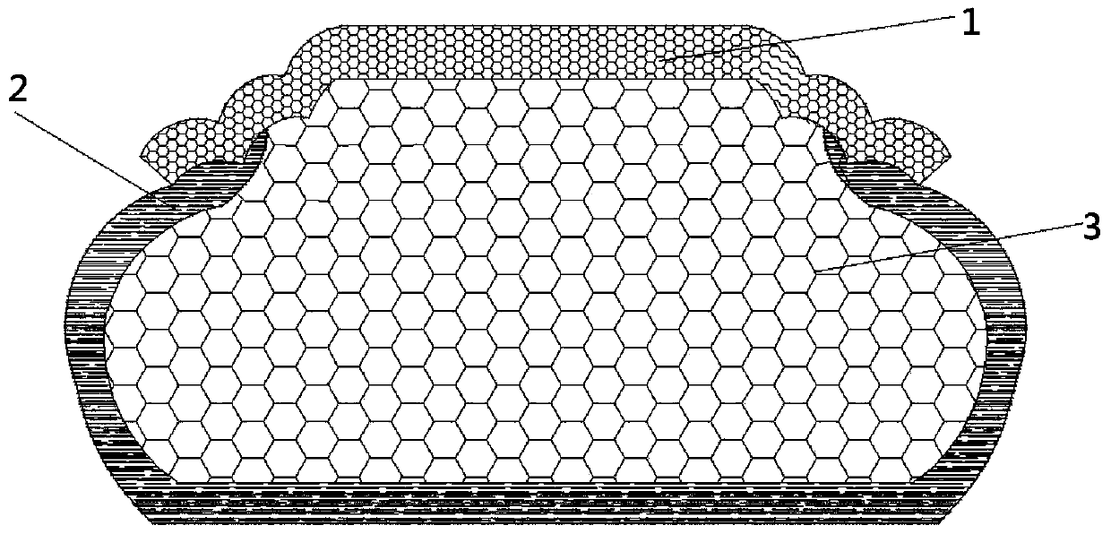 Method for making bulletproof and explosion-proof pomegranate tire