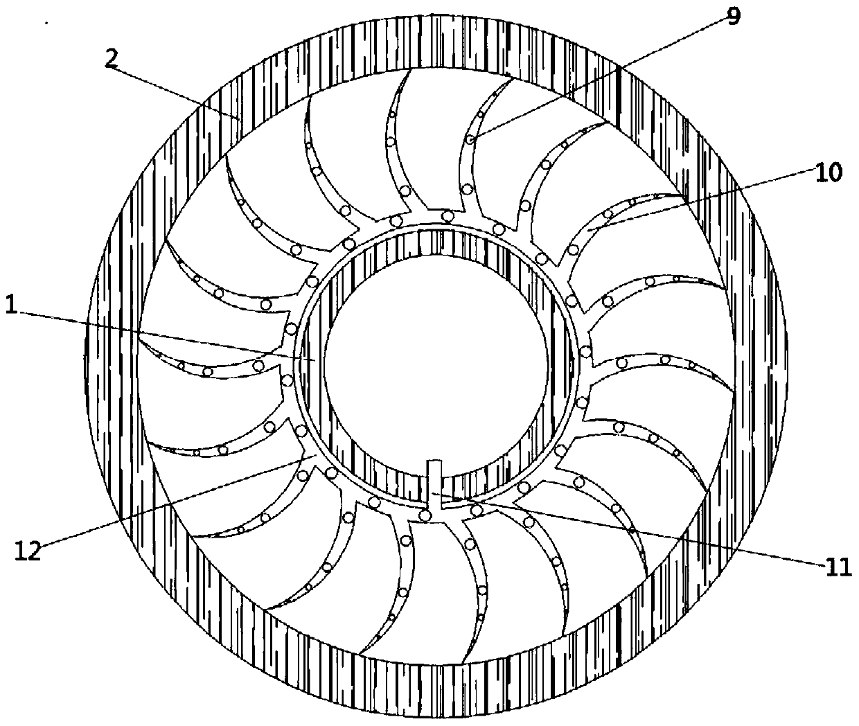 Method for making bulletproof and explosion-proof pomegranate tire