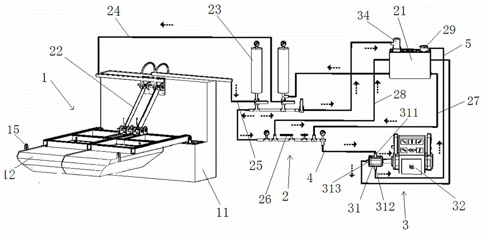 Wave power generator set and power generation method thereof