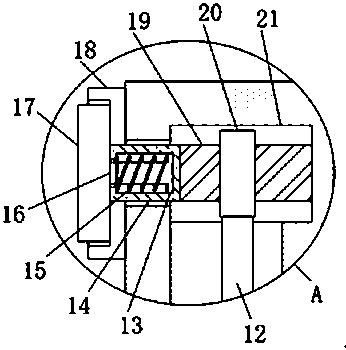 Quick clamping bracket of sighting telescope