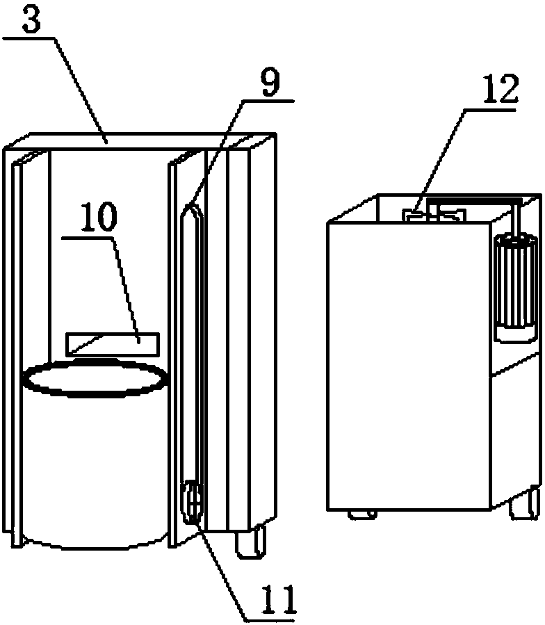 Large paperboard cement smearing device for fine brushing