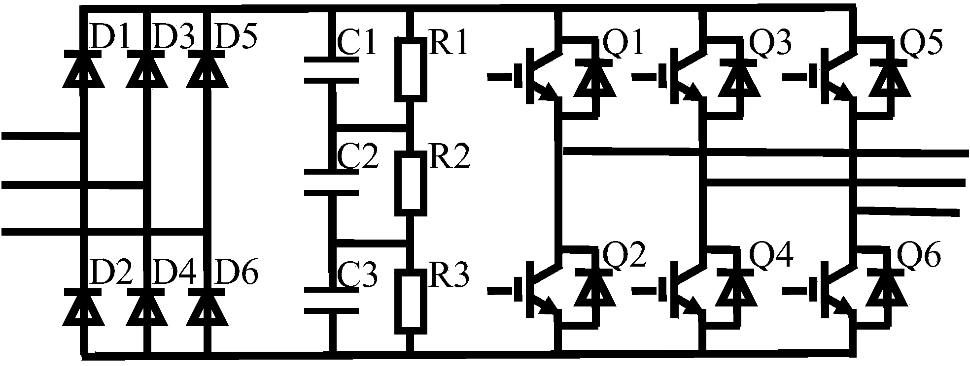 Method for detecting input outage of frequency converter