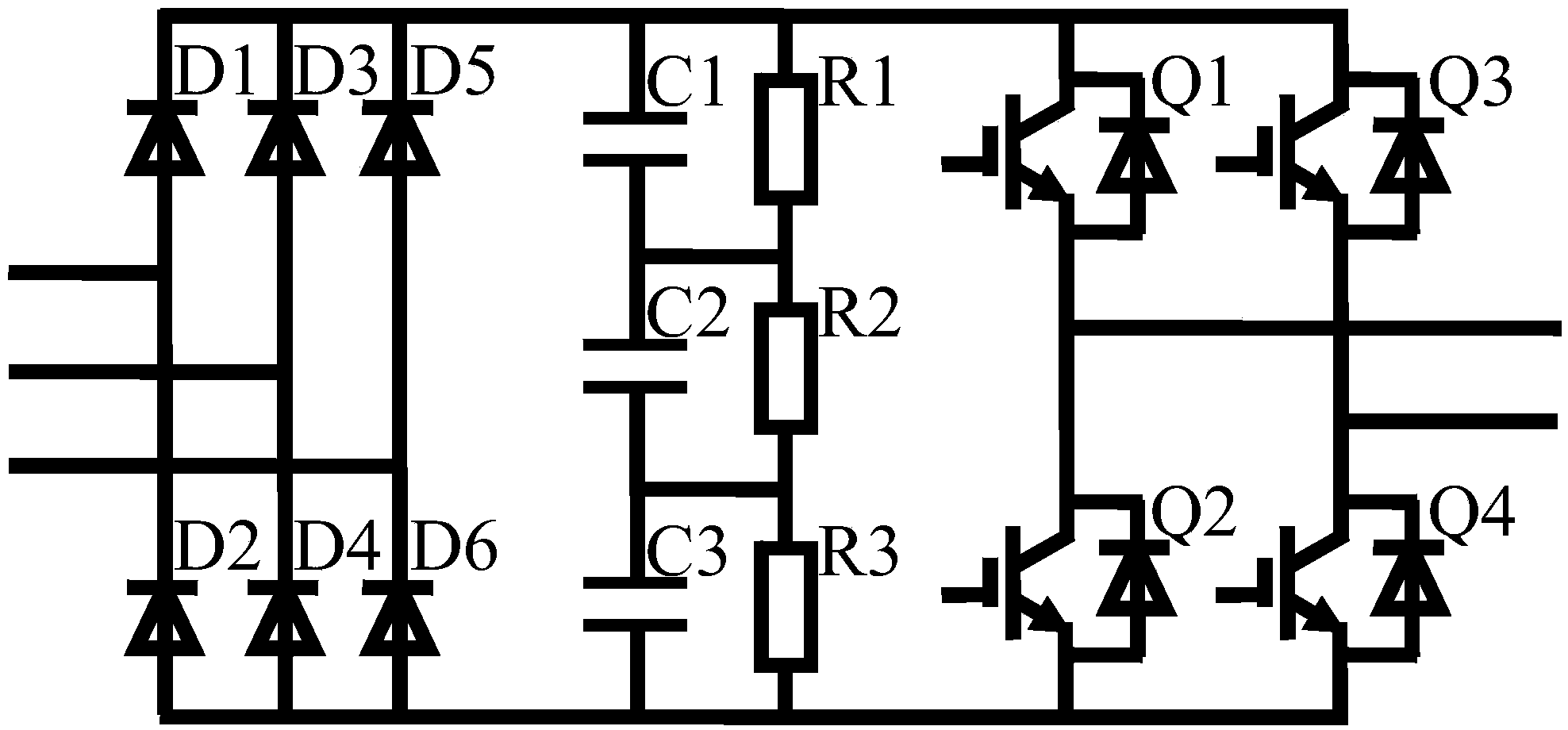 Method for detecting input outage of frequency converter