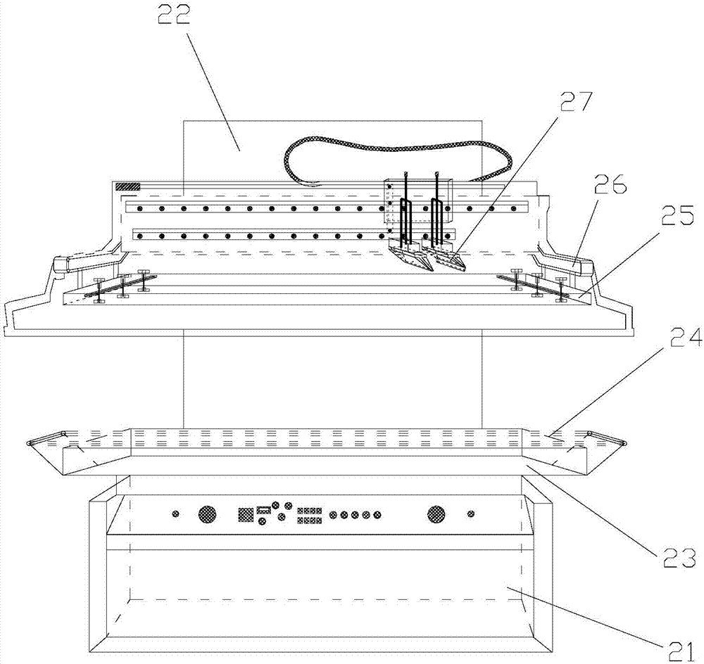 Fast and automatic production system and method for procedures of screen printing and baking of circuit board