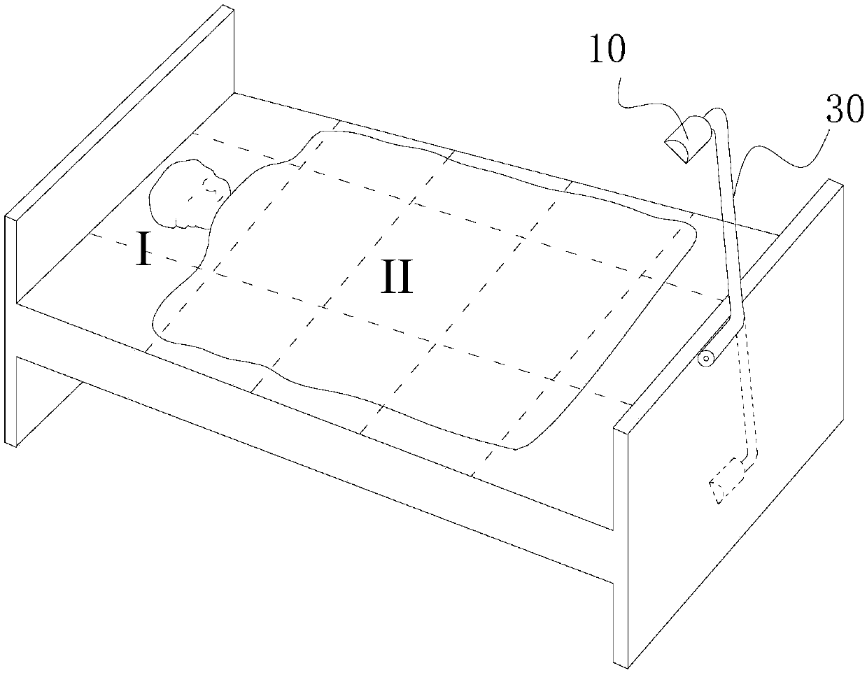 Detection device and sleep state monitor