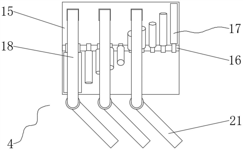 Cloth leveling device for edge closing of large-size cloth