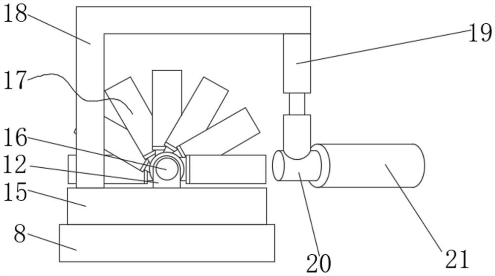 Cloth leveling device for edge closing of large-size cloth