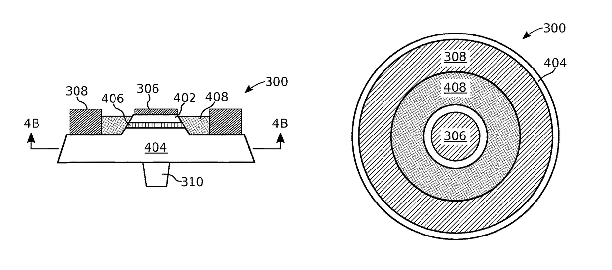 Display with surface mount emissive elements