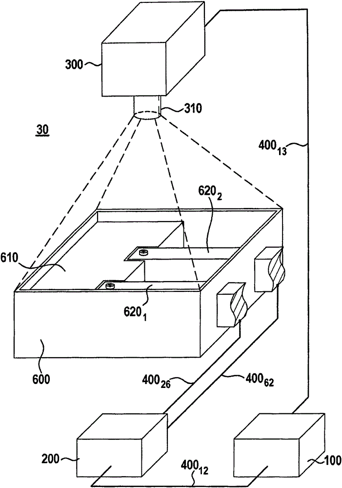 Apparatus for detecting battery pack, method, battery, battery system and vehicle