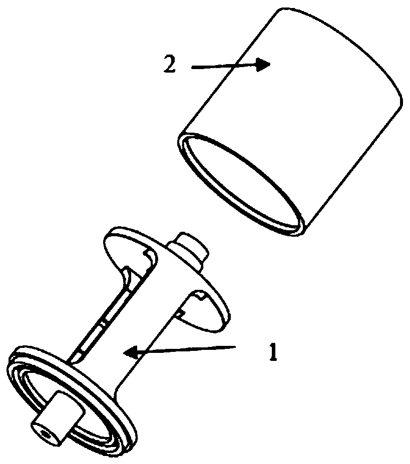 A self-centering press-fitting device applied to long-span double-interference structures