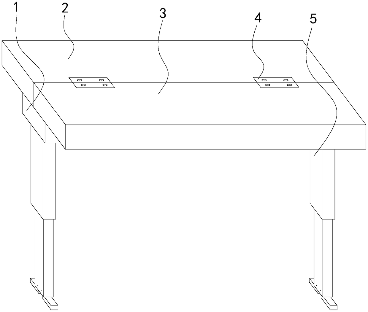 Education desk capable of being freely folded and stored