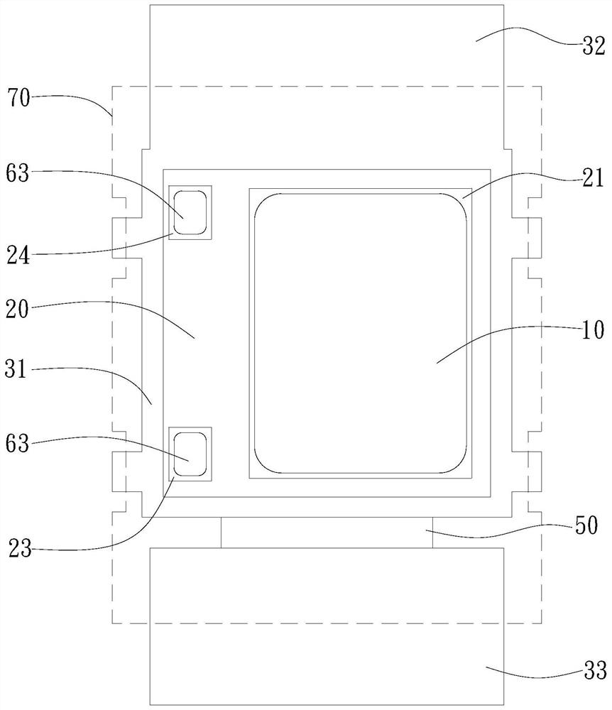 Power chip stacking and packaging structure