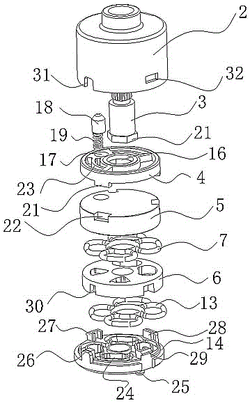 Ceramic valve element achieving double-path water output