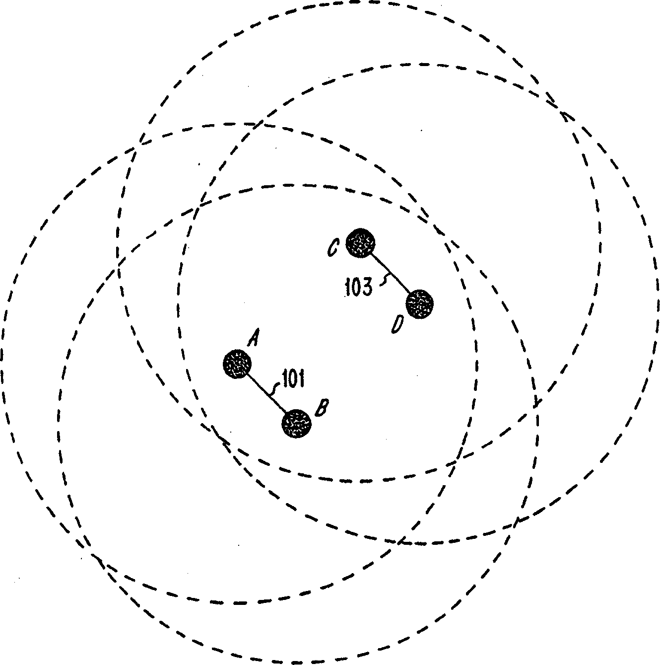 Automatic power control in uncoordinated frequency-hopping radio systems