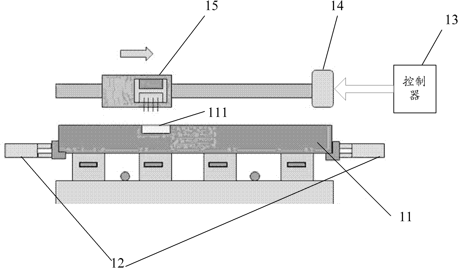 Device and method for signal cable conductor drawing-out and plugging-in in lighting inspection