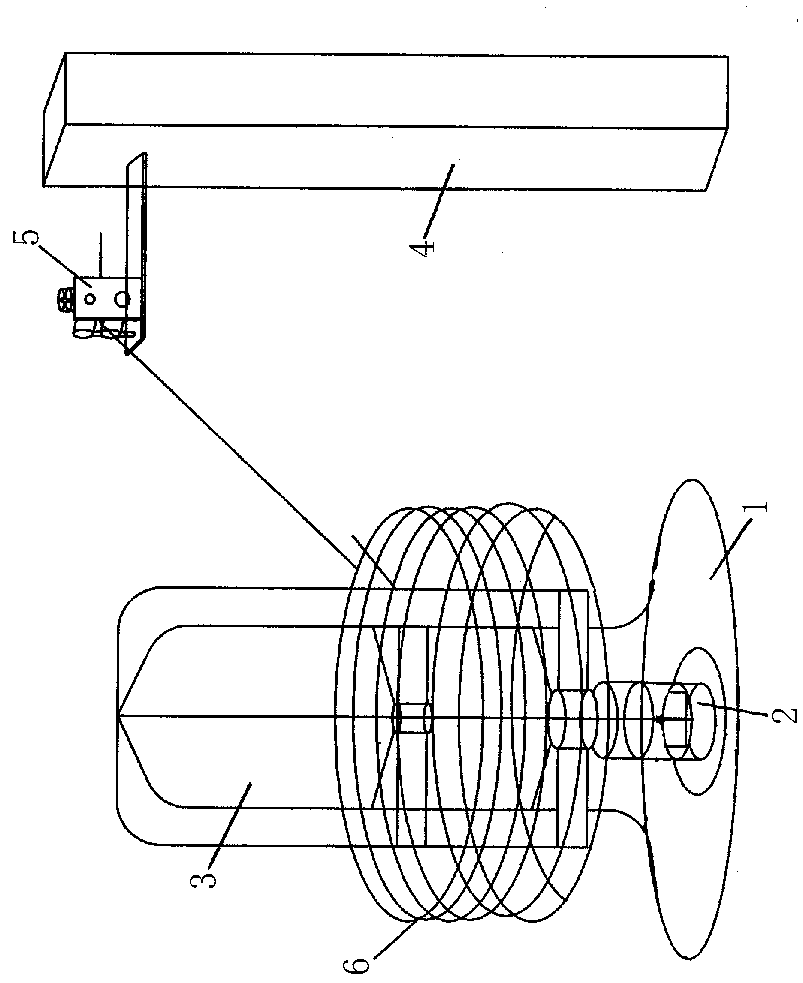 Vertical rotation pay-off stand