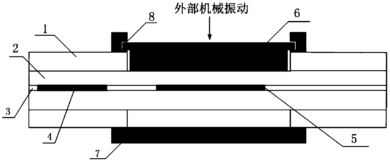 Extremely tilted fiber grating mechanical vibration sensor array and system