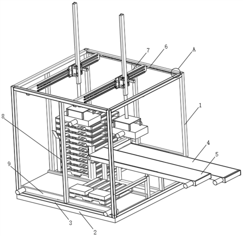 Full-automatic intelligent logistics sorting equipment