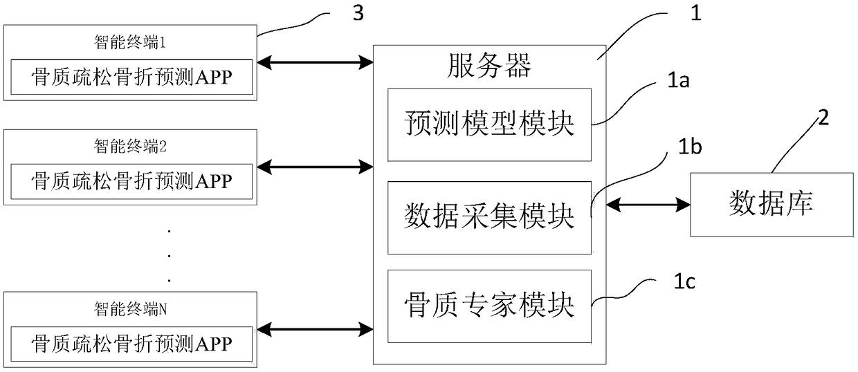 Big-data-based bone quality assessment expert system and prediction model establishment method