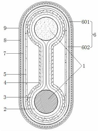 Low-temperature explosion-proof heat tracing cable