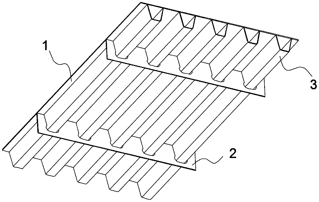 Method for reducing welding residual stress of orthotropic steel bridge deck