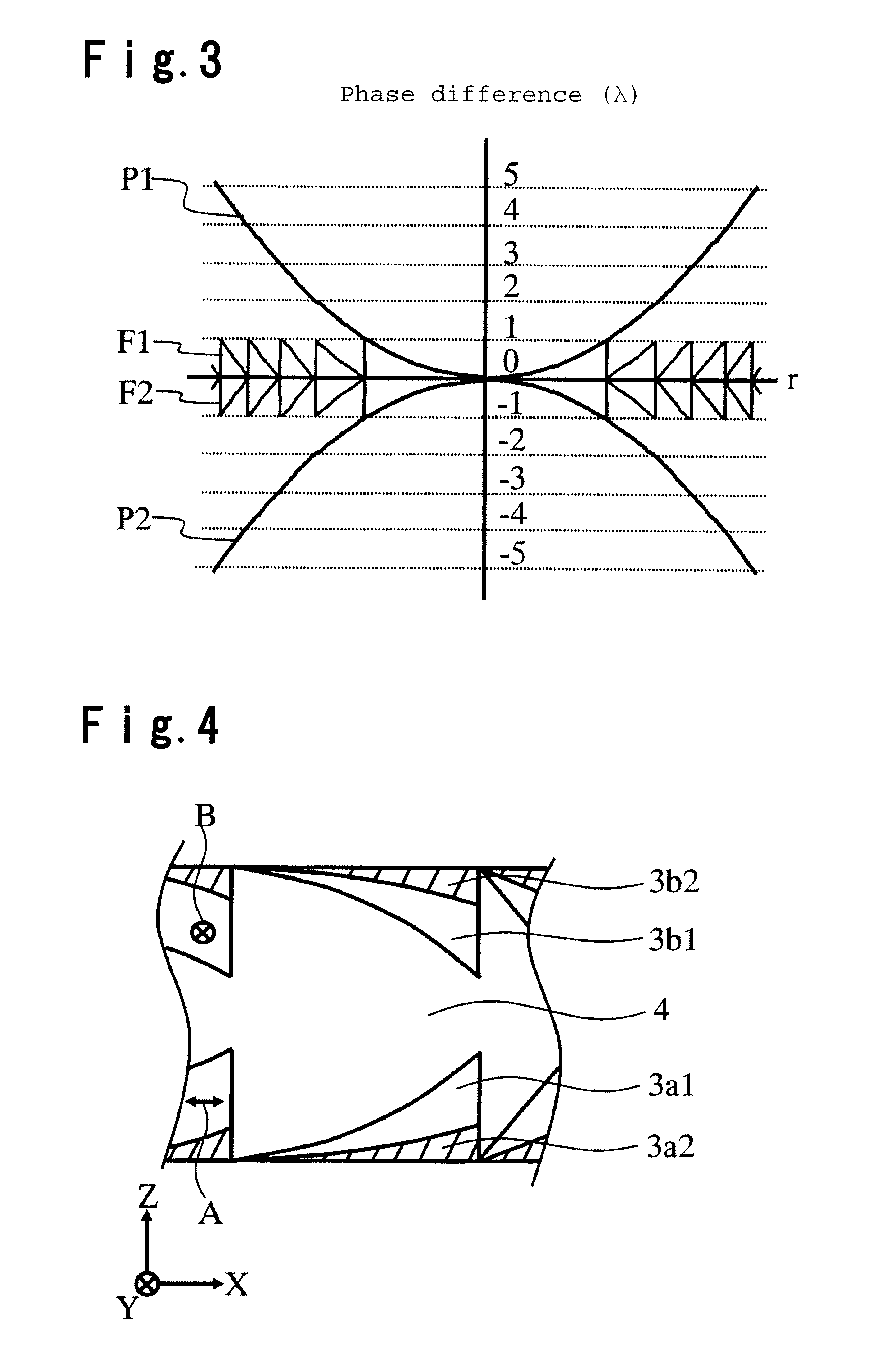 Liquid crystal diffraction lens element and optical head device