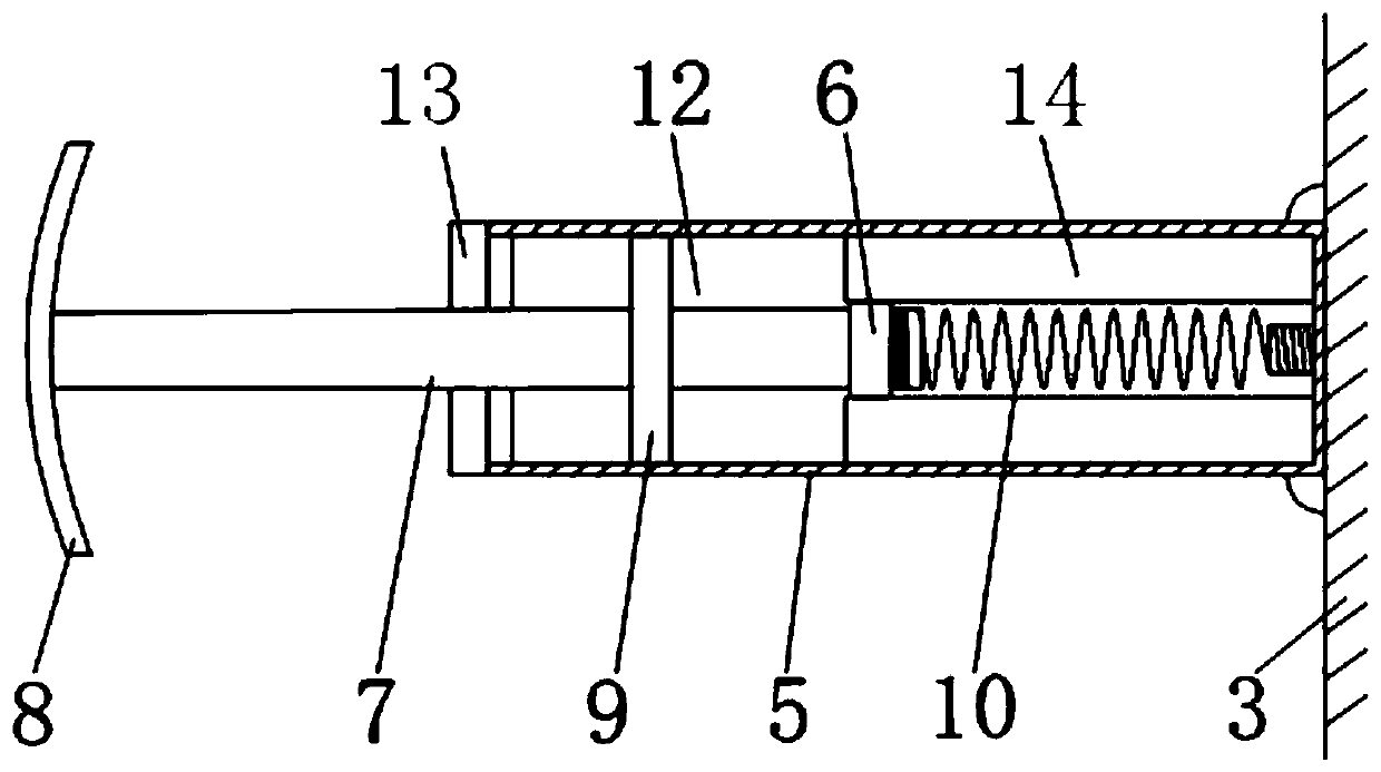 Device for suppressing vortex-induced vibration of marine riser