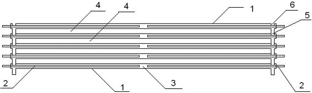 Multistage parallel static-electric air filtering plate