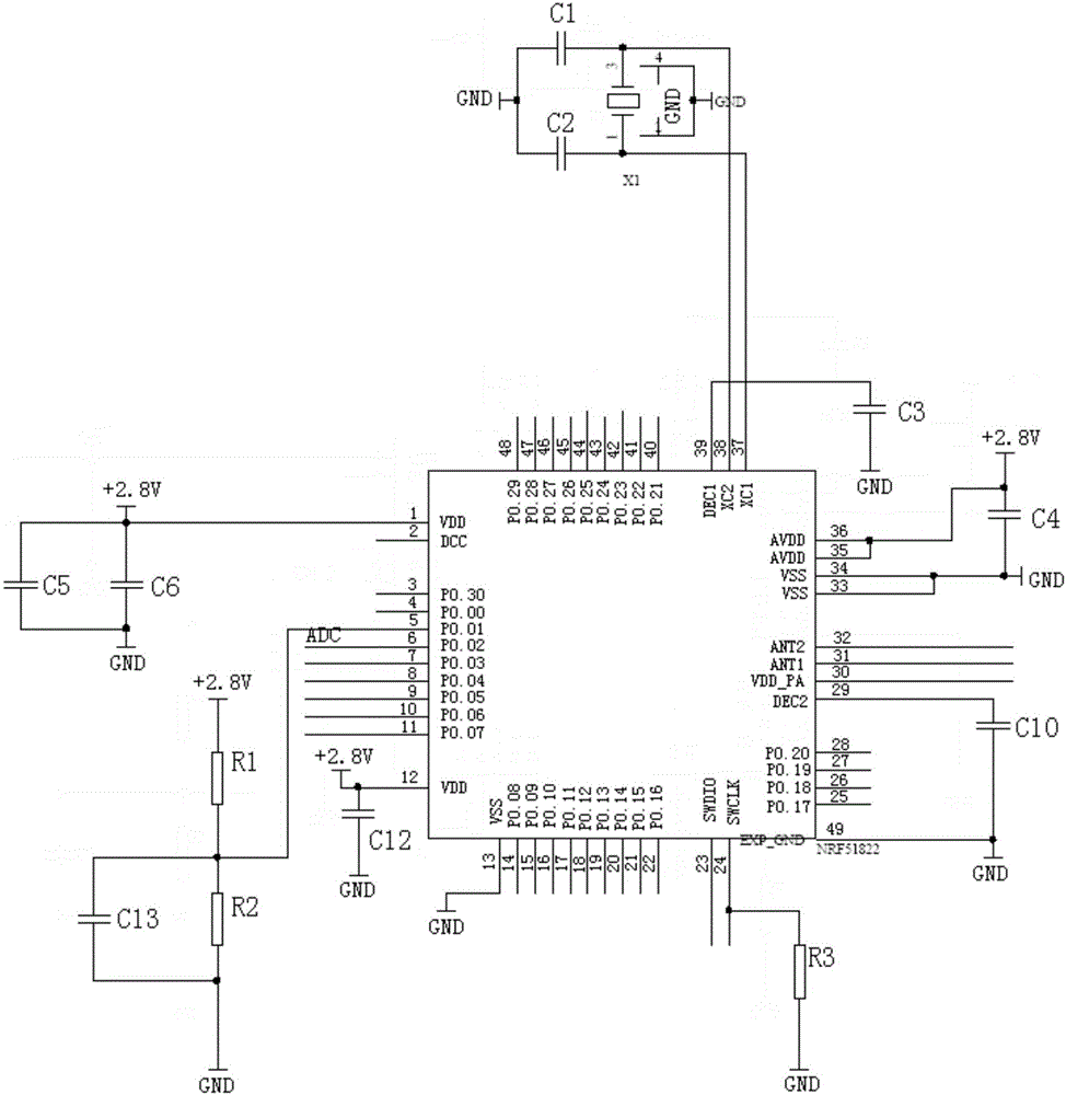 Pressure-difference monitoring device based on heart coronary artery stent and method thereof