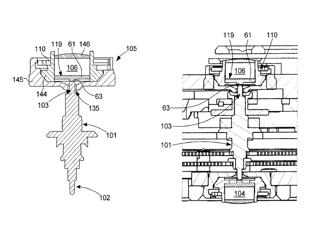 Magnetic device for pivoting an arbor of a rotating member in a timepiece movement