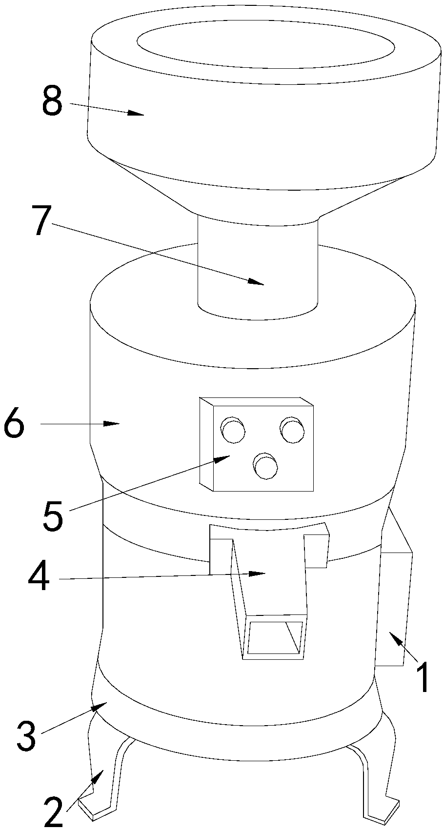 State monitoring apparatus of tobacco low-concentration pulping machine