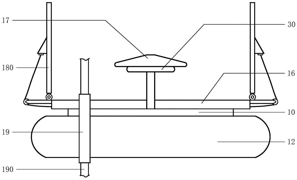 A kind of solar water surface insect trap lamp