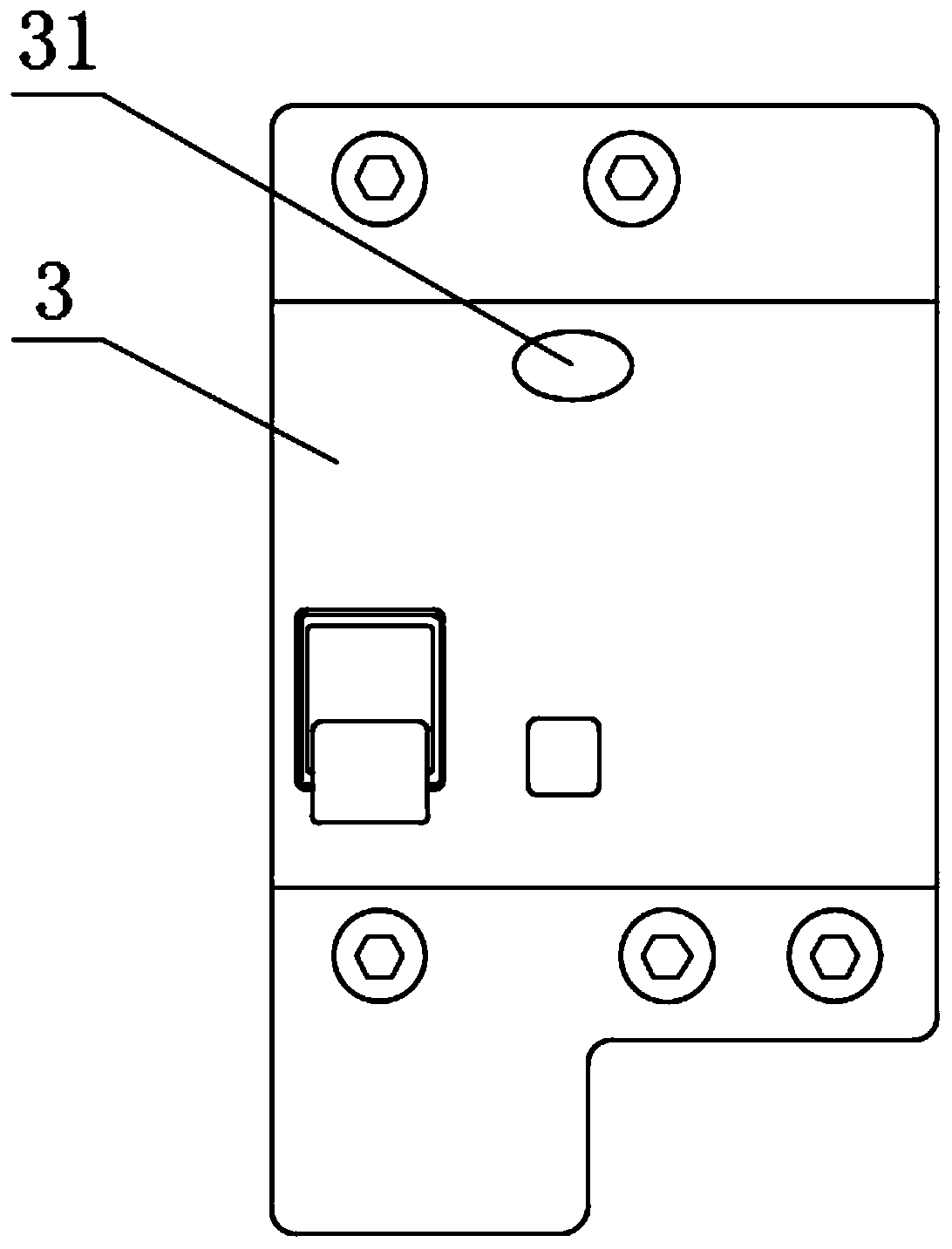 A leakage protection switch for a power plant