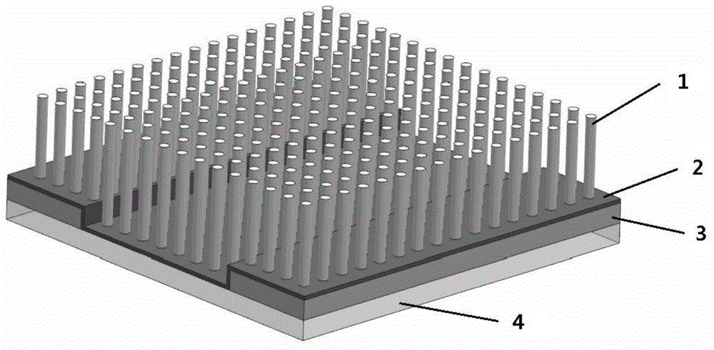 Method for preparing lanthanum cobaltate-doped nanorod array gas-sensitive sensor