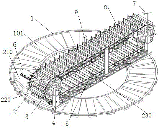 Wind power generation device capable of being regulated windward and using method thereof