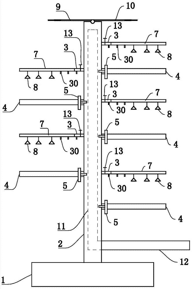 Seedling device for saline-alkali land