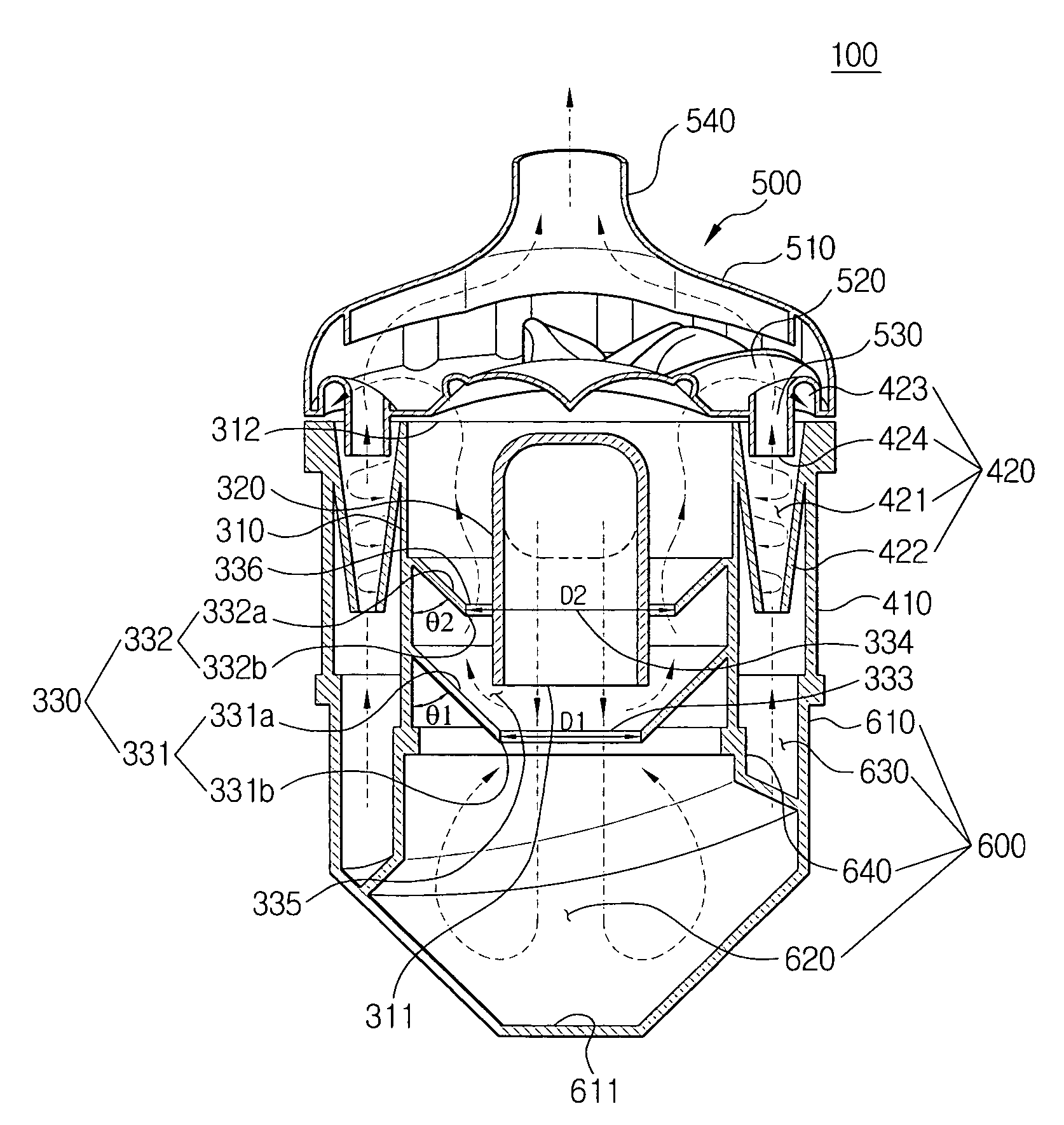 Multi dust-collecting apparatus