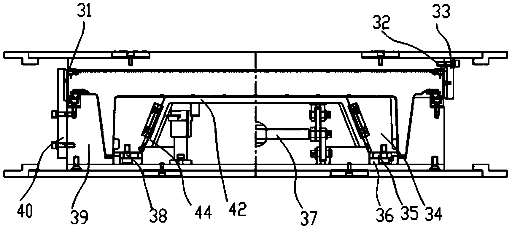 Refrigerator door body foaming mold