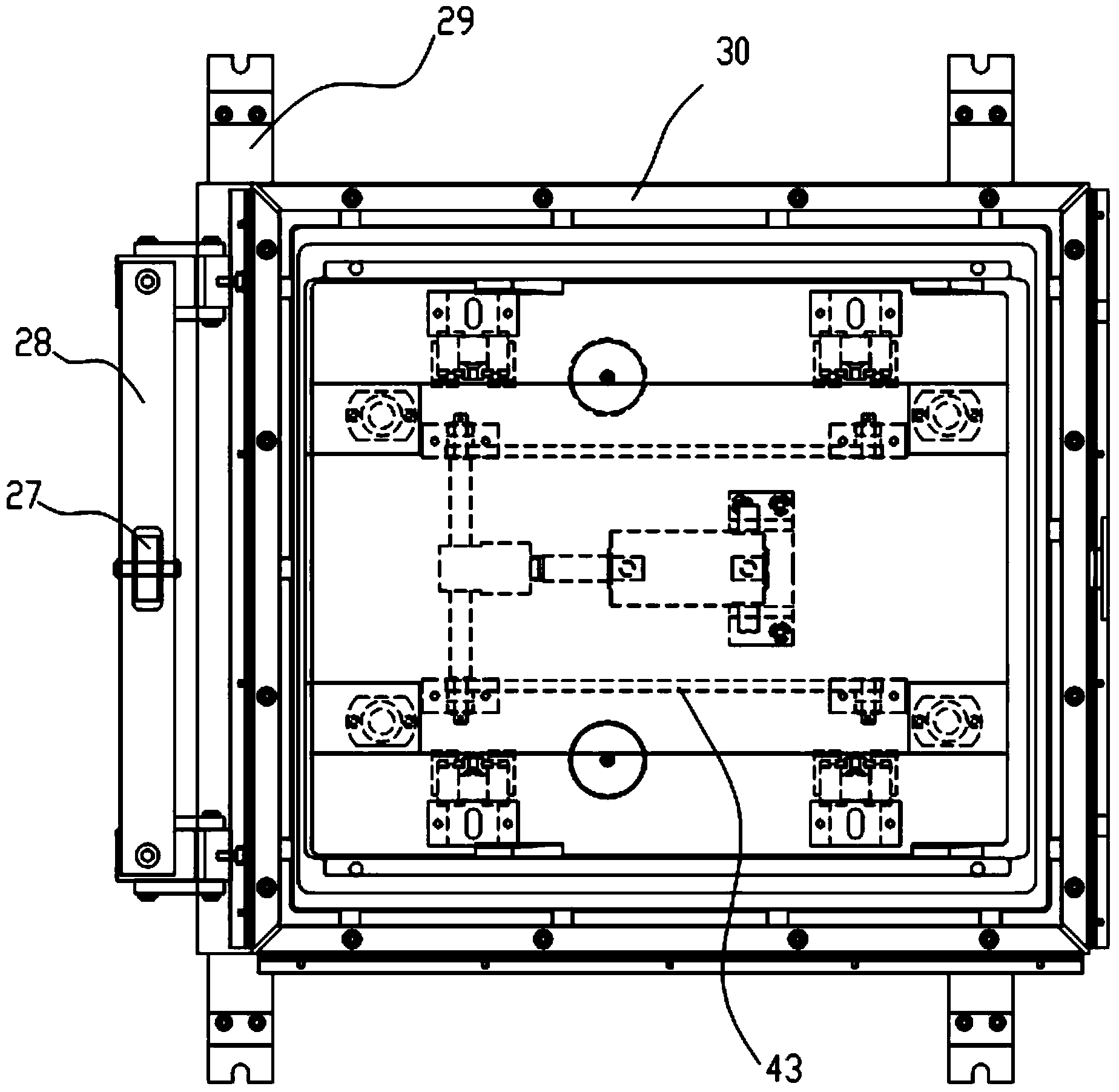 Refrigerator door body foaming mold